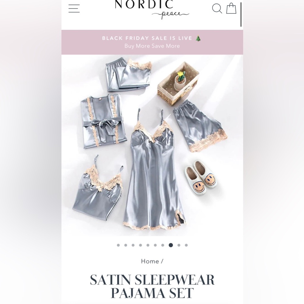 Nordic Peace 5 piece sleepwear set